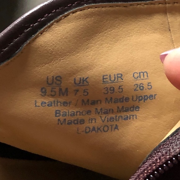 Franco Sarto Dakota Booties Aubergine Plum 9.5 - Picture 8 of 8